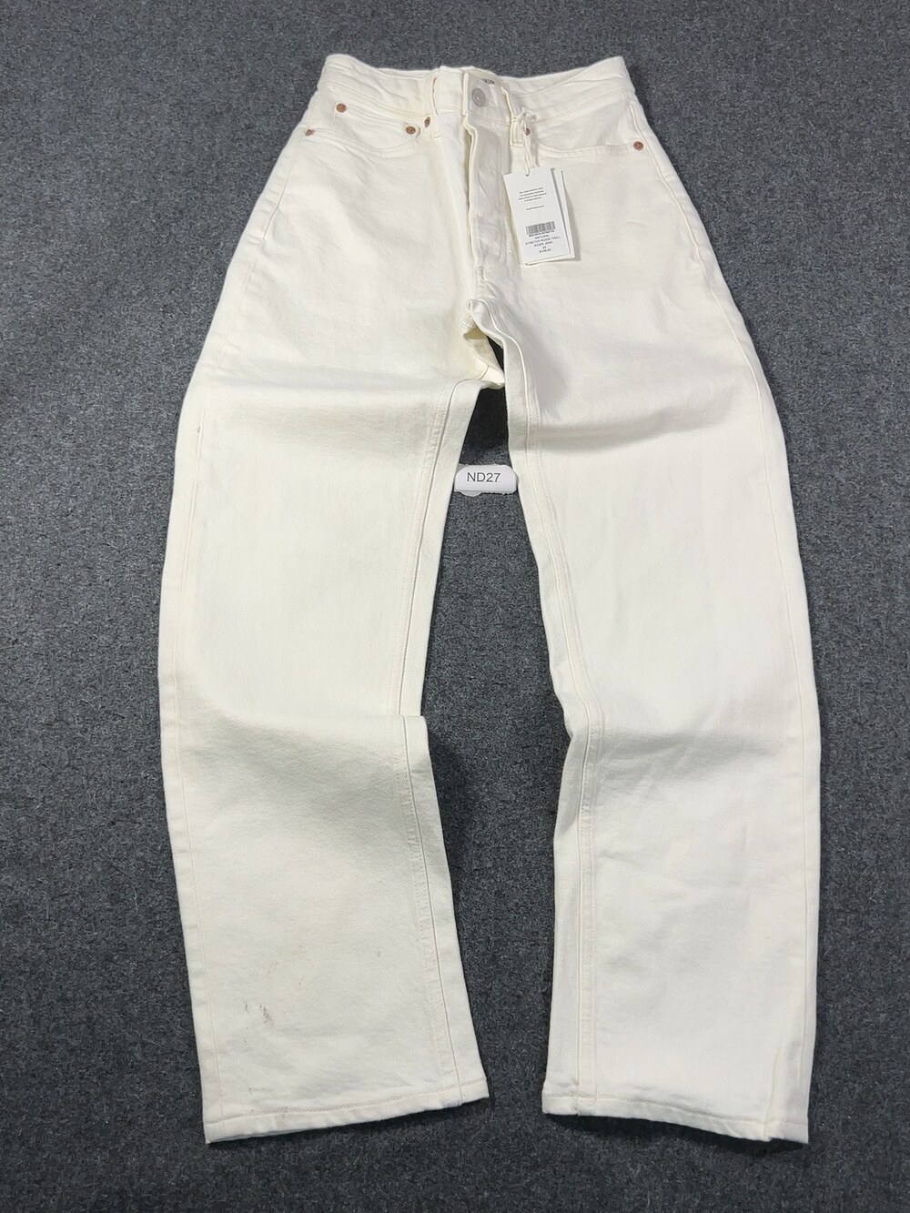 Buck Mason Womens Stretch Ridge Twill Rider Jeans Sz 25x29 NWI Msrp148 [ND27]